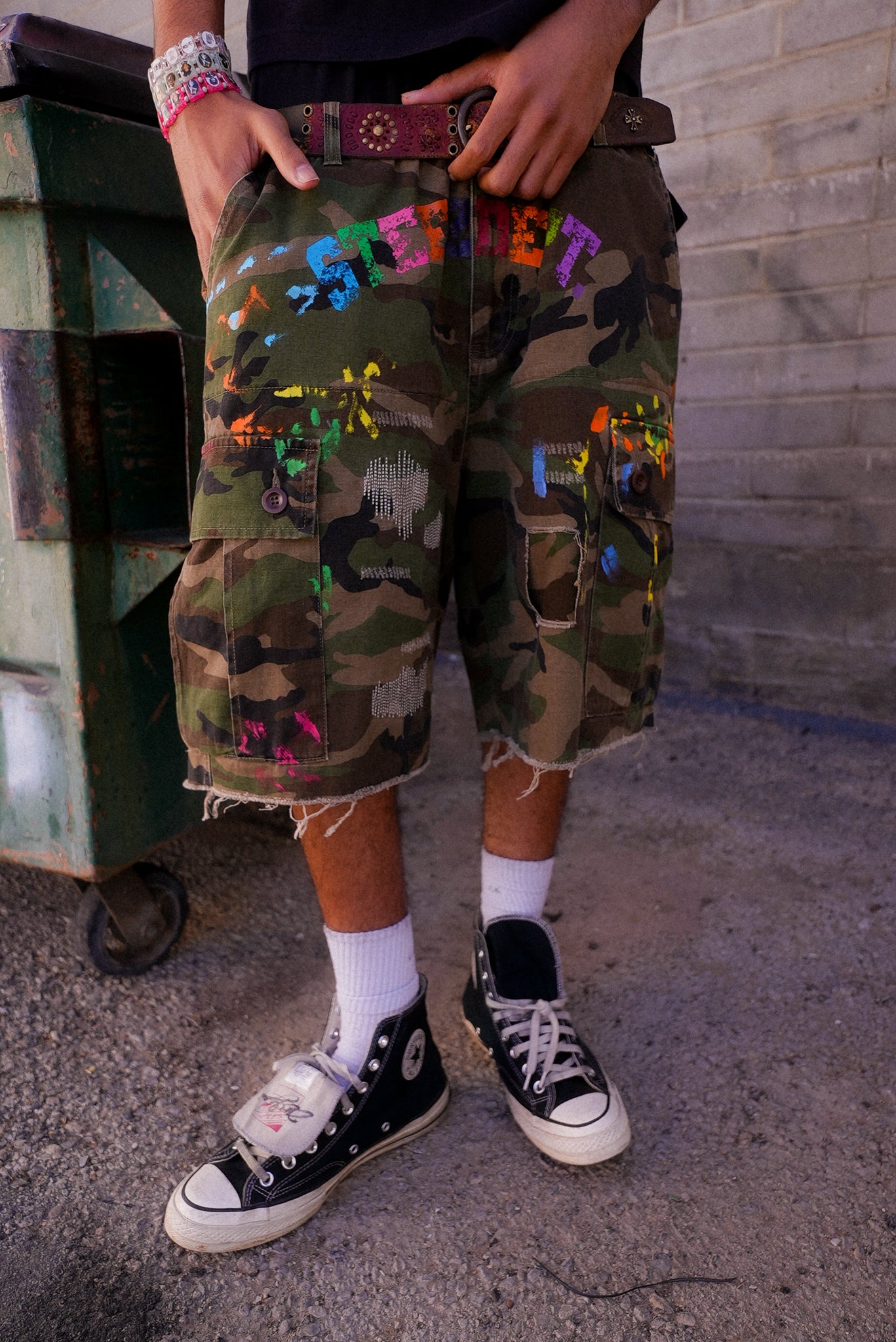 paint splatter cargo [sold out]