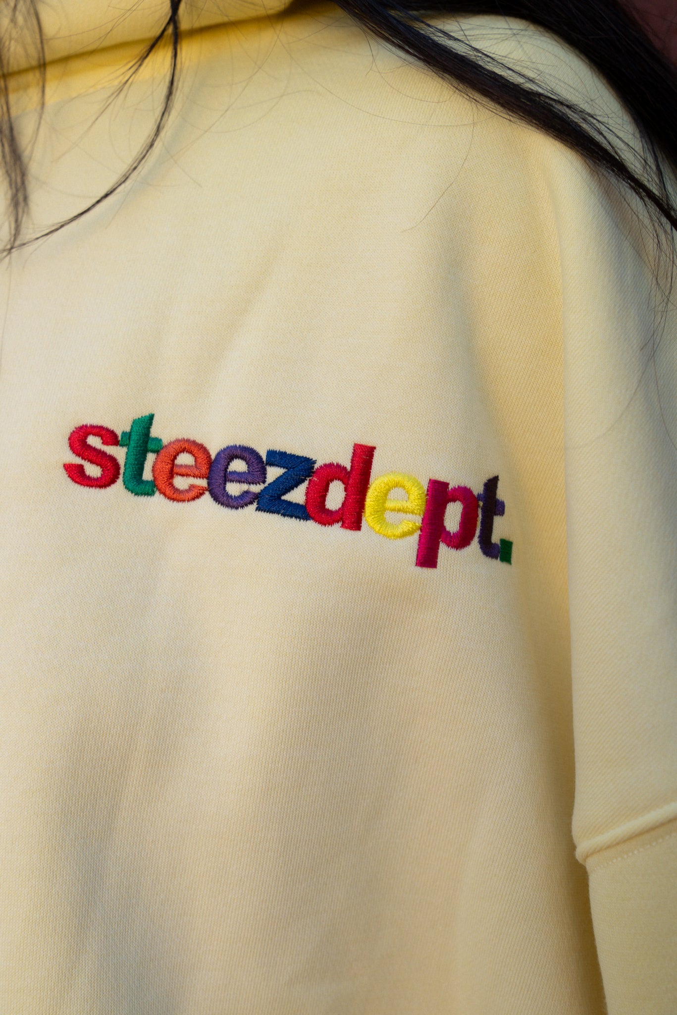 YELLOW RAINBOW HOODIE