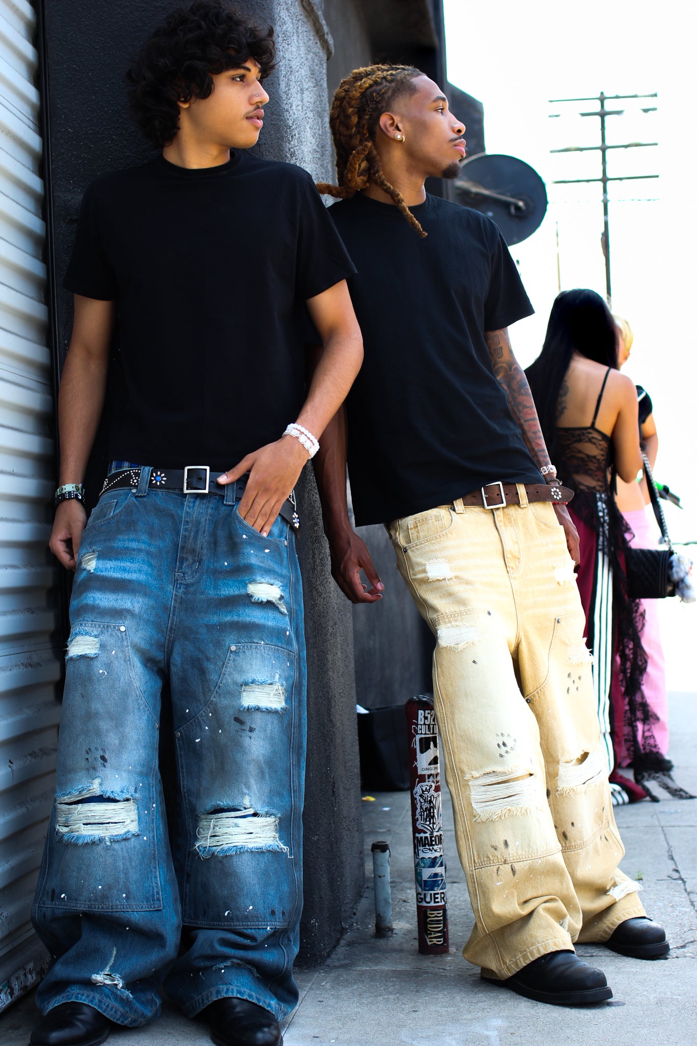 blue double knee denim [limited sizes]
