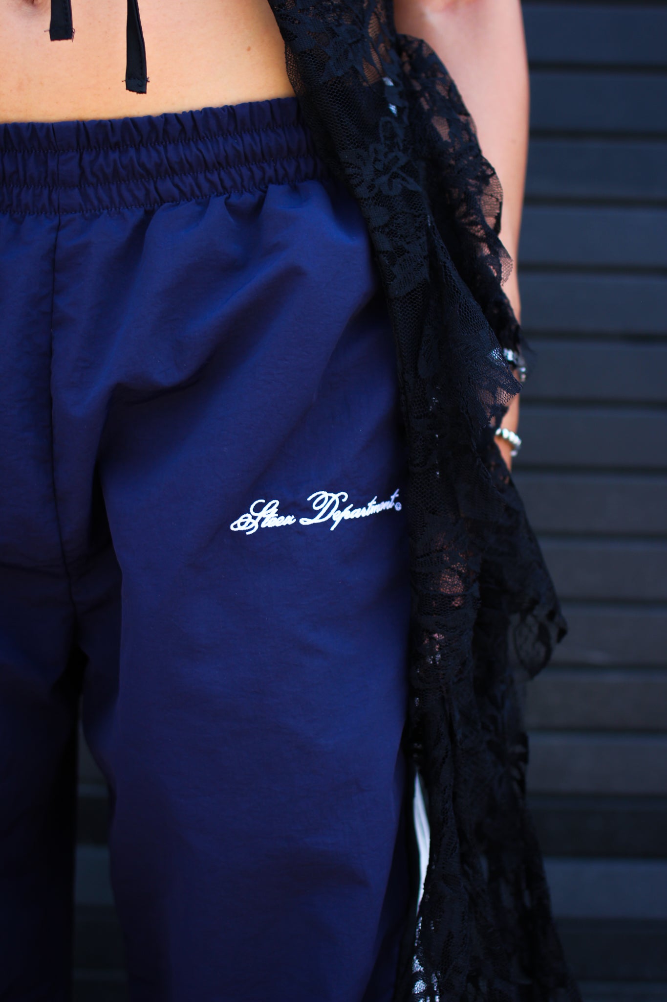 blue track pants/shorts [limited sizes]