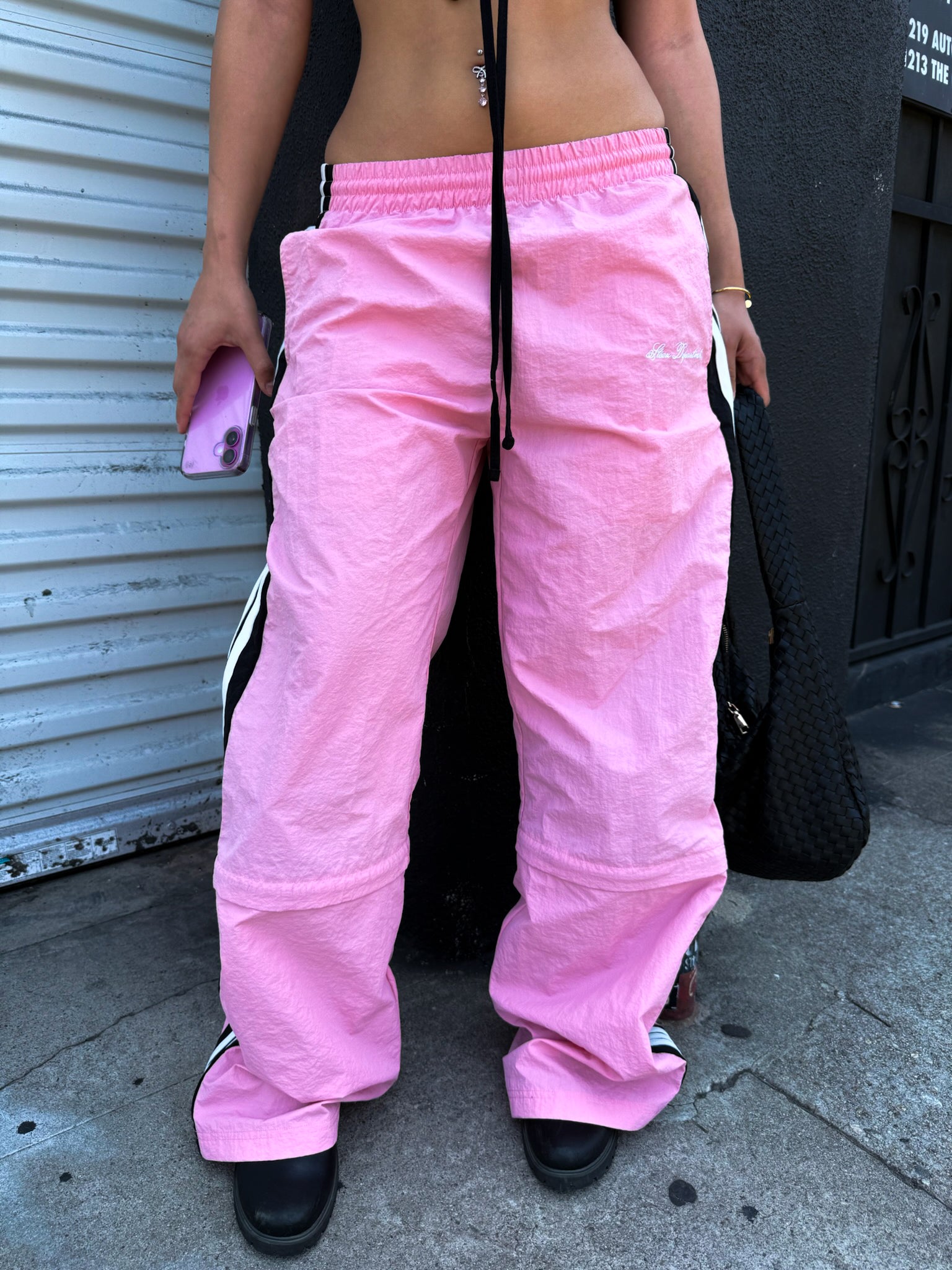 pink track pants/shorts [limited sizes]