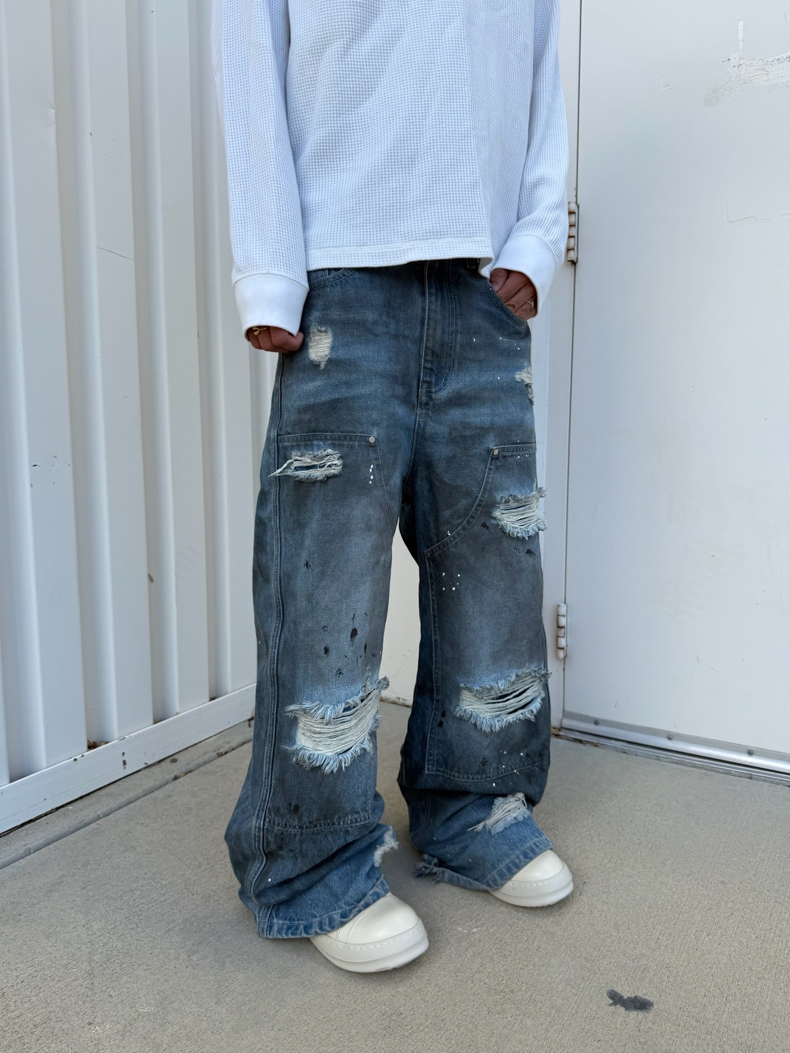 double knee denim [limited sizes]
